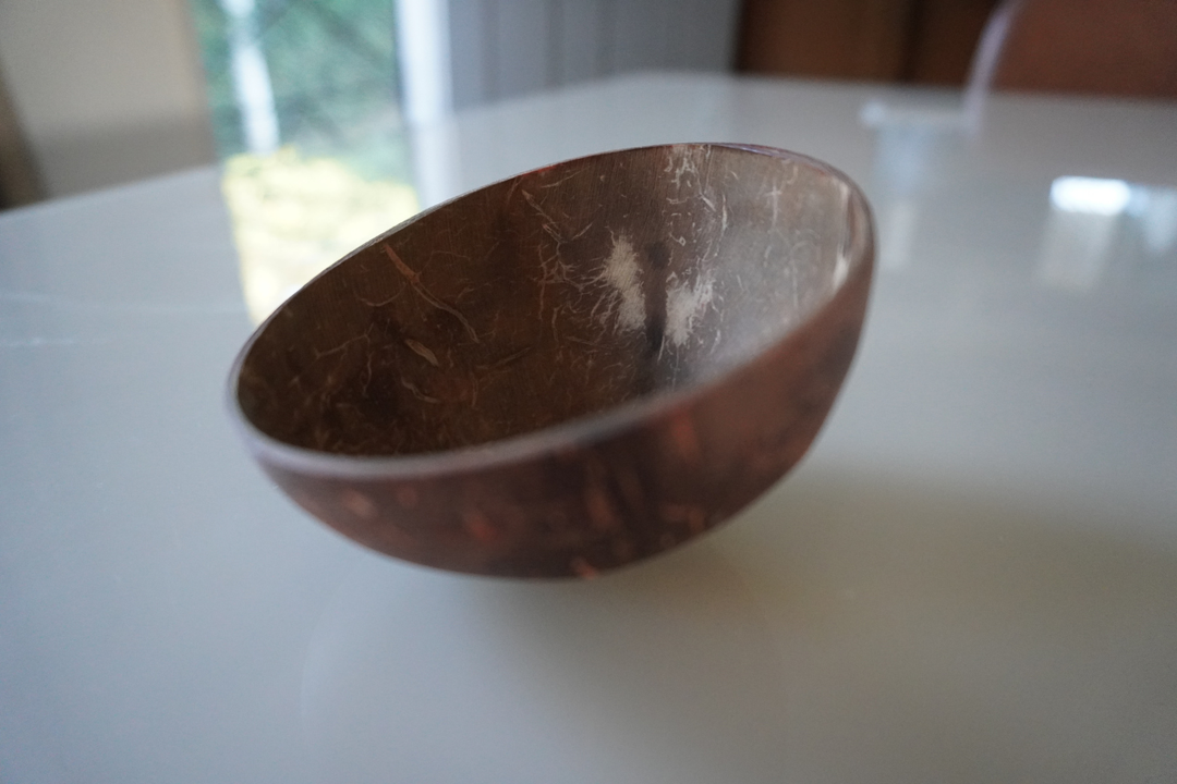 A Coconut Bowl Found in Nadi Town: My Creative "Take" on an Incense Holder